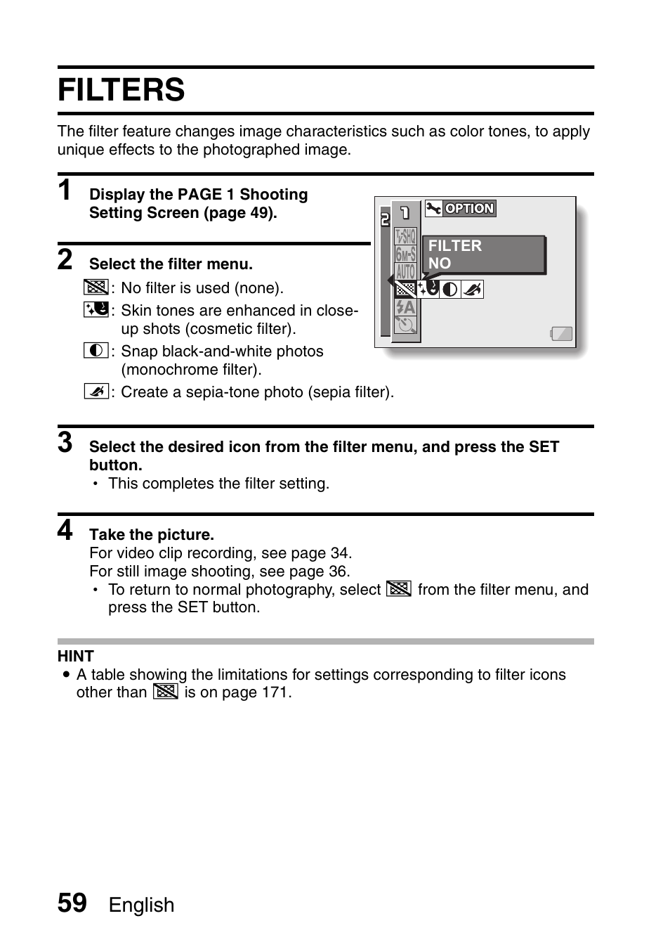 Filters | Fisher VPC-C6 User Manual | Page 65 / 192