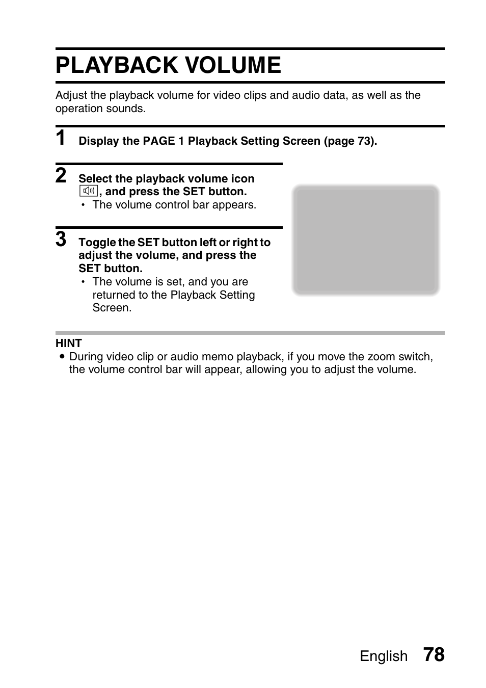 Playback volume | Fisher VPC-C6 User Manual | Page 84 / 192