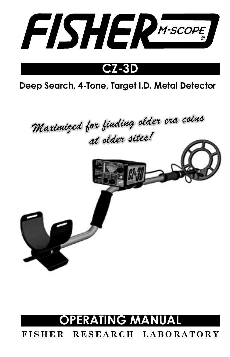 Fisher M-SCOPE CZ-3D User Manual | 32 pages