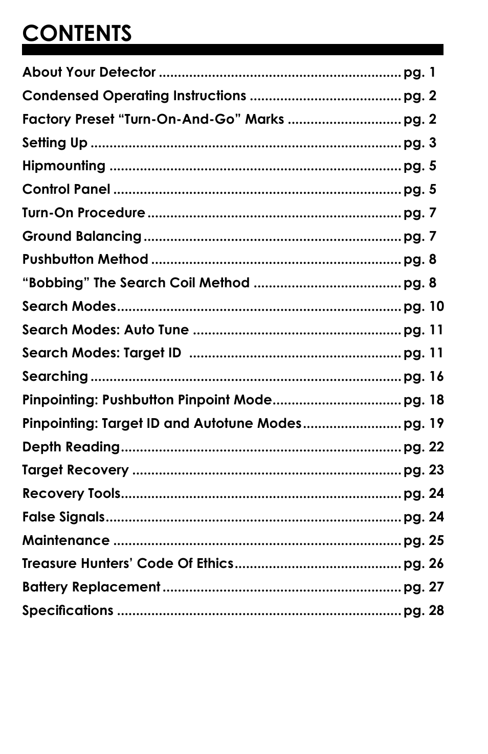 Fisher M-SCOPE CZ-3D User Manual | Page 2 / 32