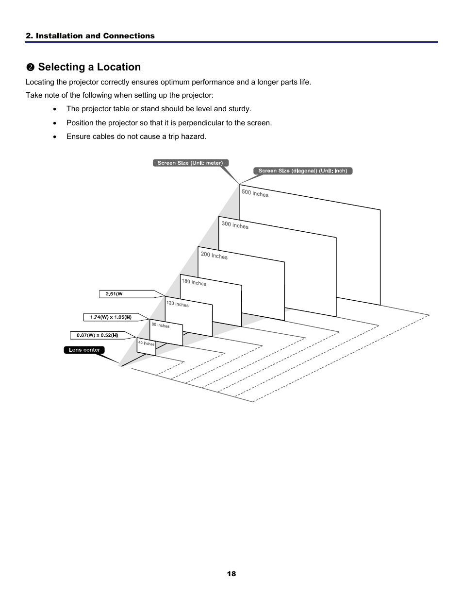 2) selecting a location, Electing a, Ocation | Oselecting a location | Fisher PDG-DWT50L User Manual | Page 27 / 135