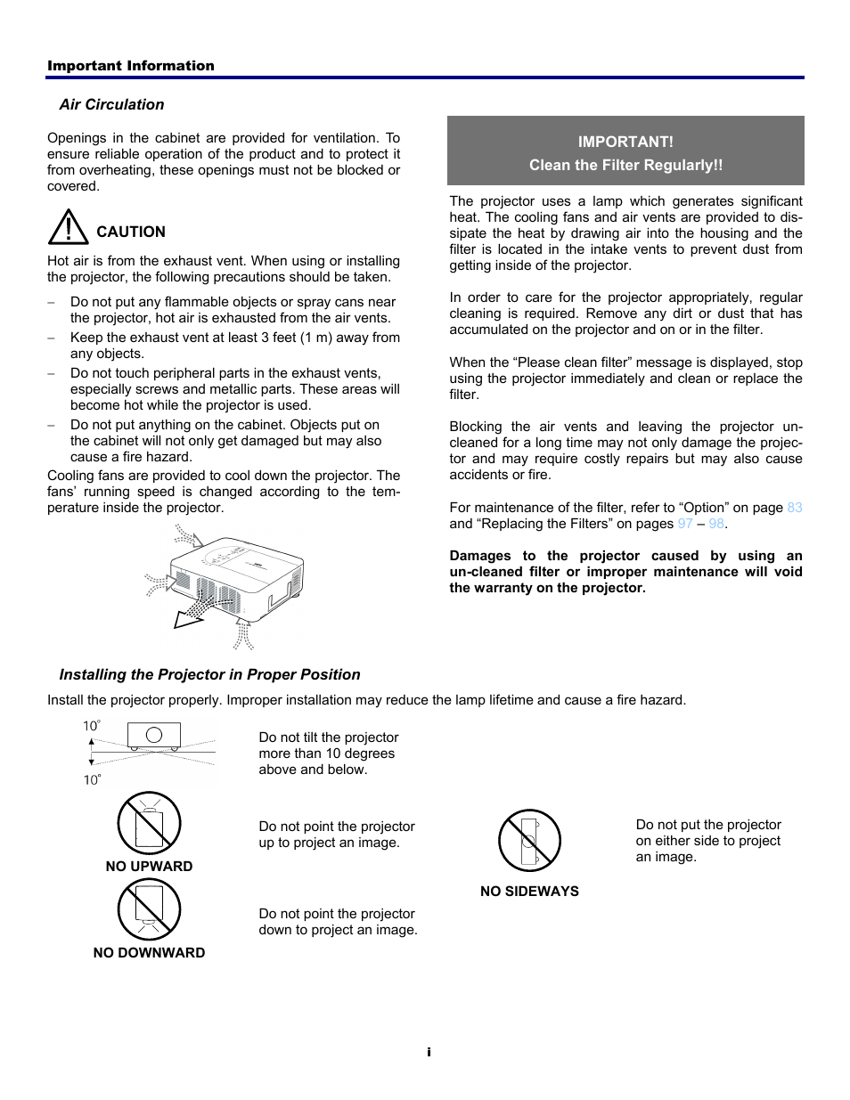 Important information | Fisher PDG-DWT50L User Manual | Page 5 / 135