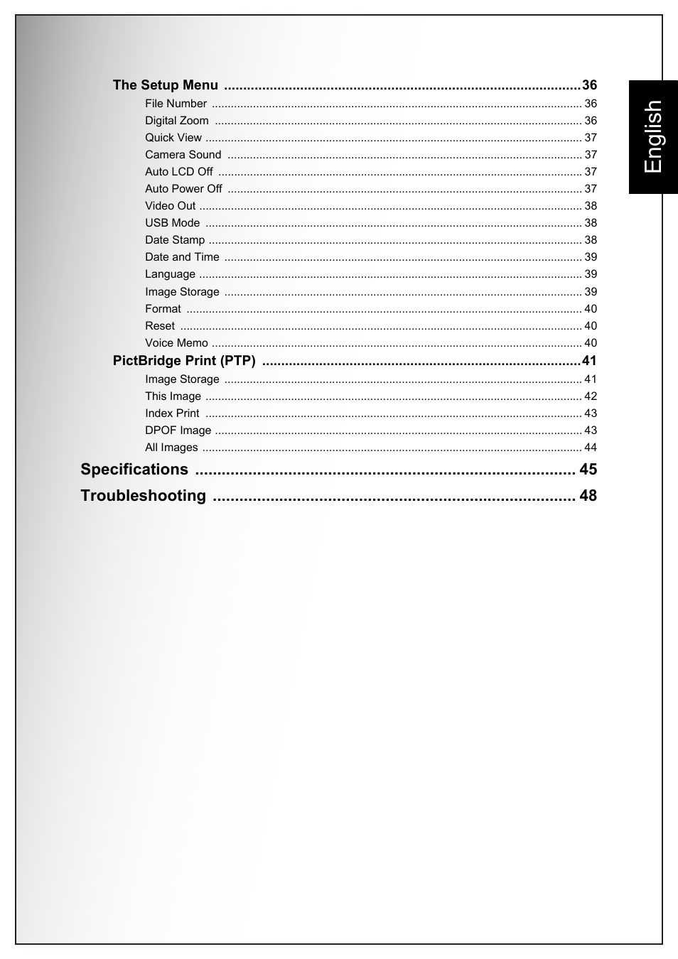 English | Fisher VPC-S670 User Manual | Page 13 / 63