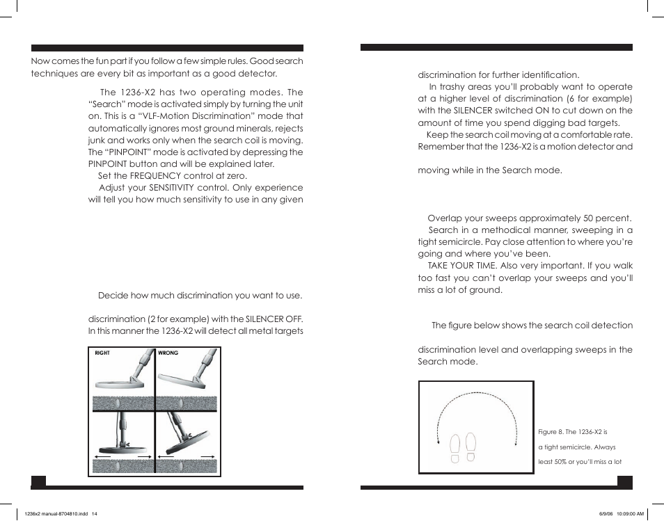 Searching | Fisher M-SCOPE 1236-X2 User Manual | Page 14 / 14