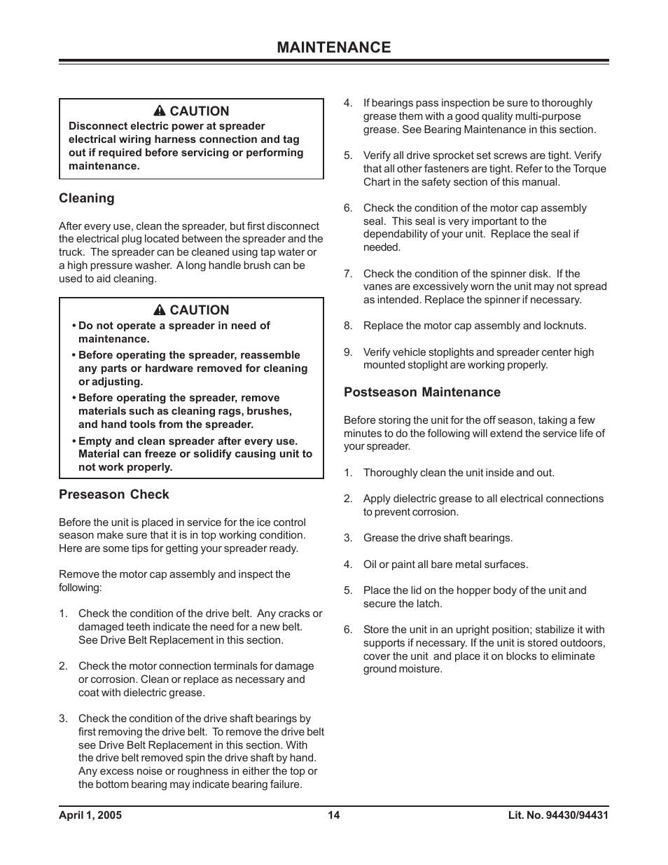 Maintenance | Fisher 1000-(10003) User Manual | Page 16 / 24
