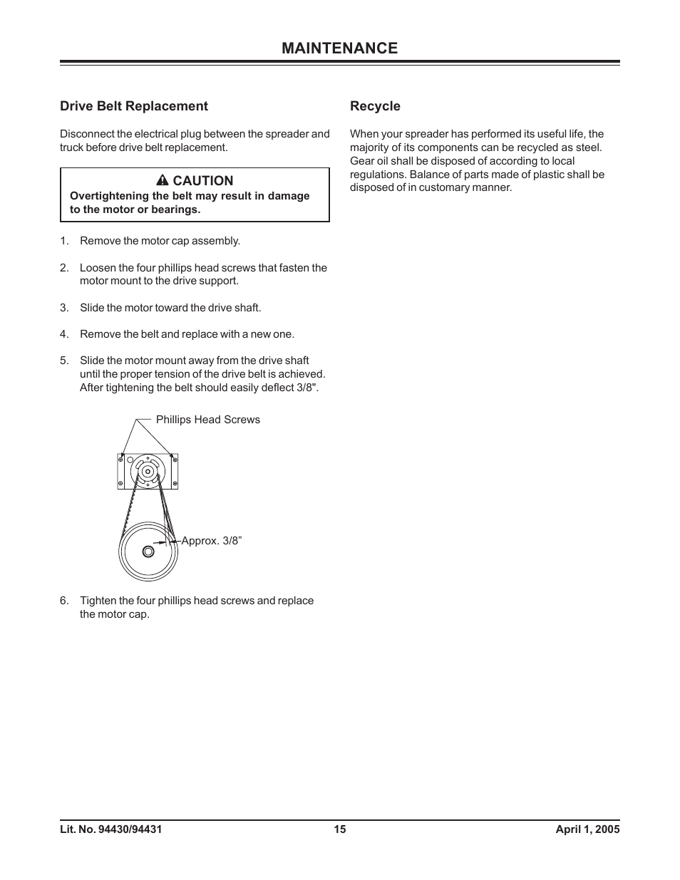 Maintenance | Fisher 1000-(10003) User Manual | Page 17 / 24