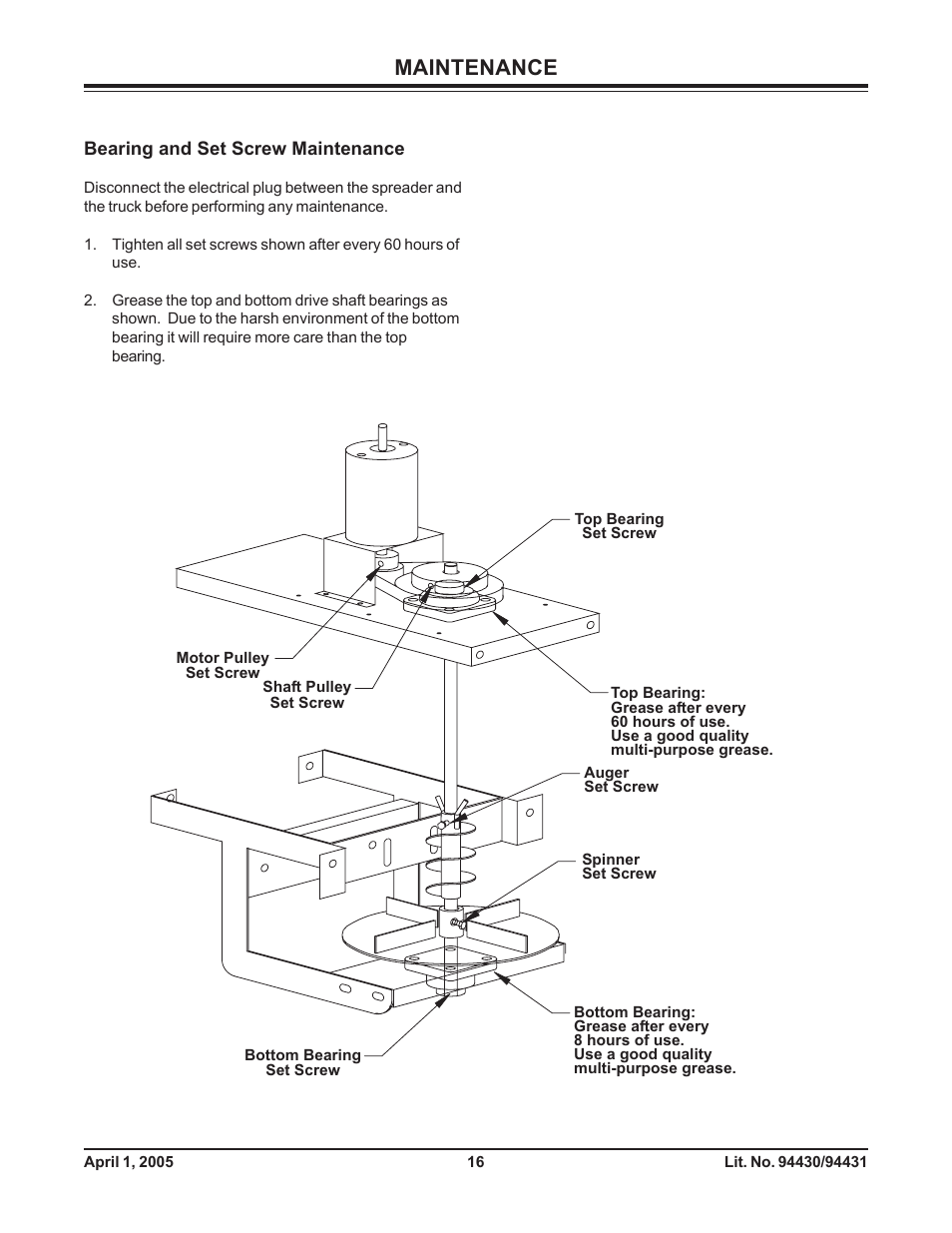 Maintenance | Fisher 1000-(10003) User Manual | Page 18 / 24