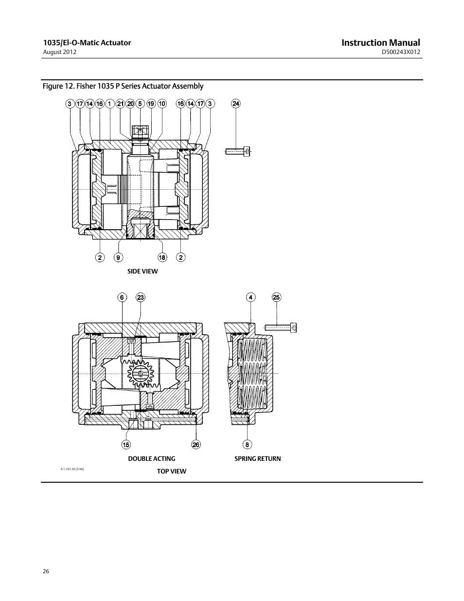 Instruction manual | Fisher D500243X012 User Manual | Page 26 / 28