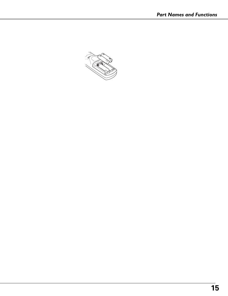 Remote control battery installation, Remote control operating range, Adjustable feet | Fisher PLC-XU87 User Manual | Page 15 / 73