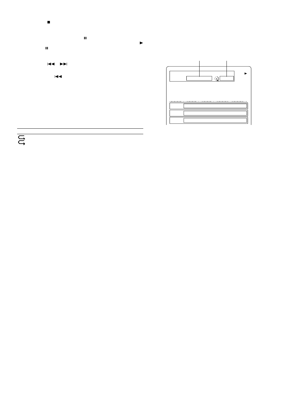 Nl-18 de weergave stoppen, Pauze, Bestand overslaan | Herhaalde weergave, Bestandsinformatie weergeven | Fisher DC-TS960WL User Manual | Page 115 / 240