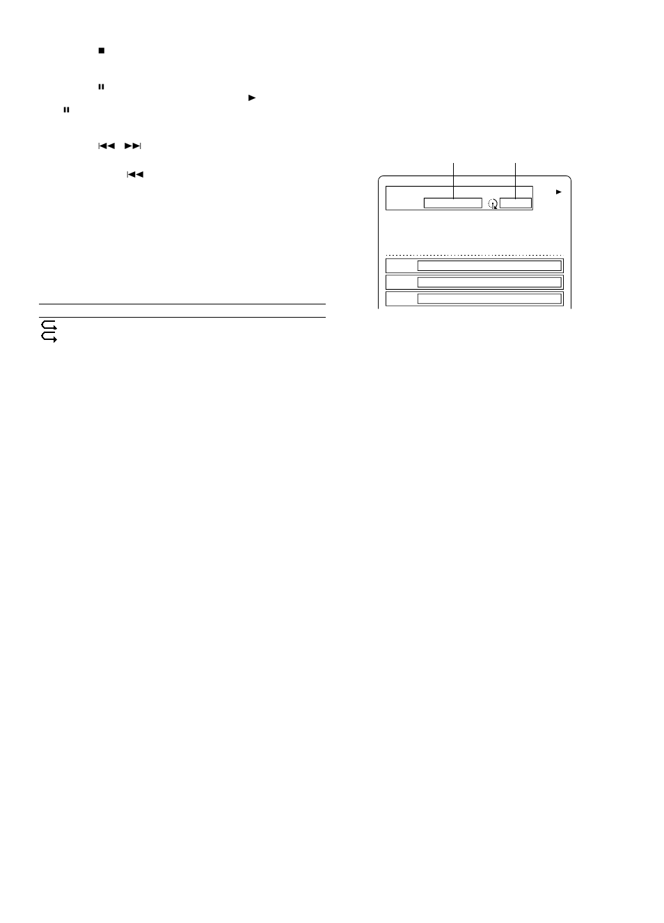 E-18, Detener la reproducción, Pausa | Saltar archivos, Repetir reproducción, Visualización de la información del archivo | Fisher DC-TS960WL User Manual | Page 201 / 240
