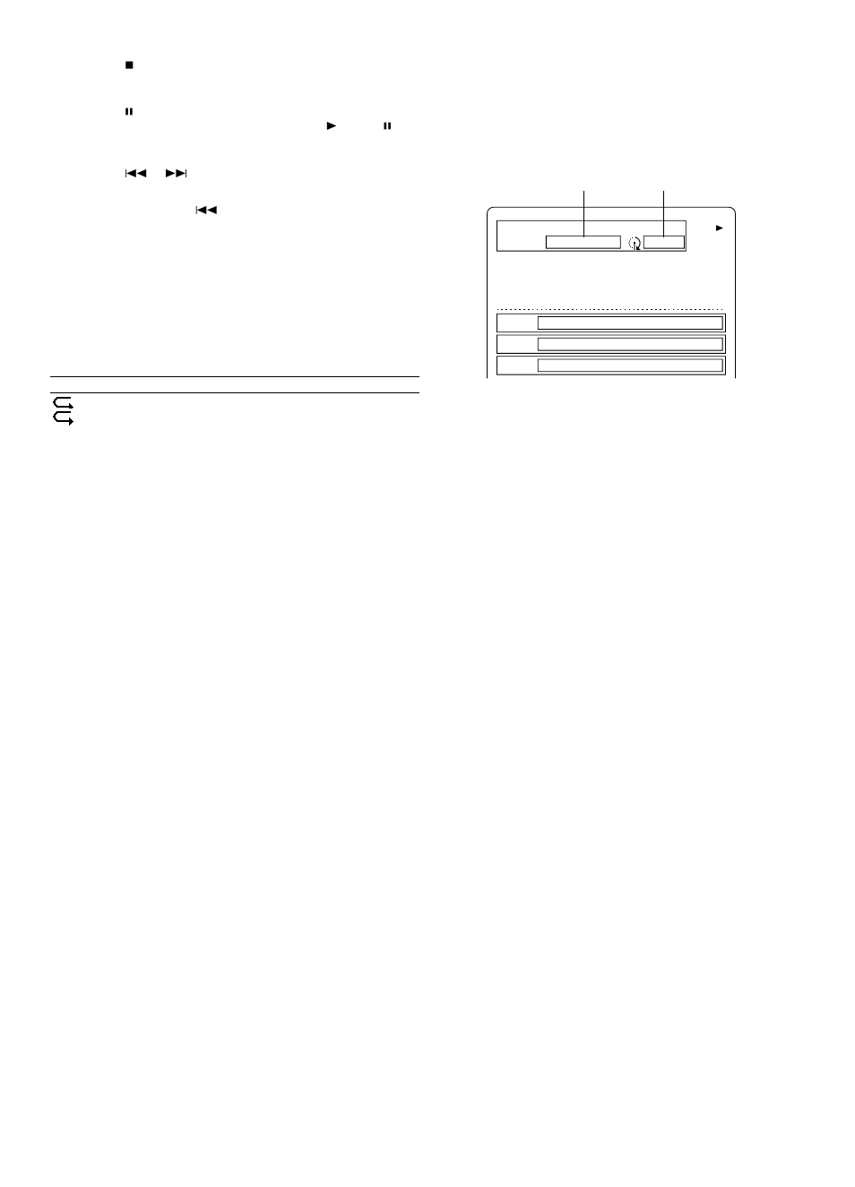 P-18 parar a leitura, Pausa, Saltar ficheiros | Repetir a leitura, Visualizar informações do ficheiro | Fisher DC-TS960WL User Manual | Page 229 / 240