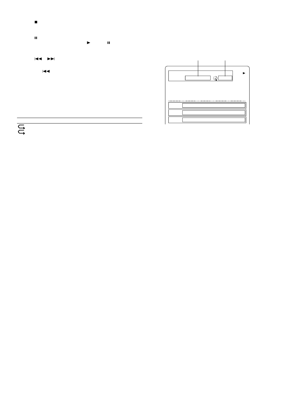 Gb-18, Stopping playback, Pause | File skip, Repeat playback, Displaying the file information | Fisher DC-TS960WL User Manual | Page 31 / 240