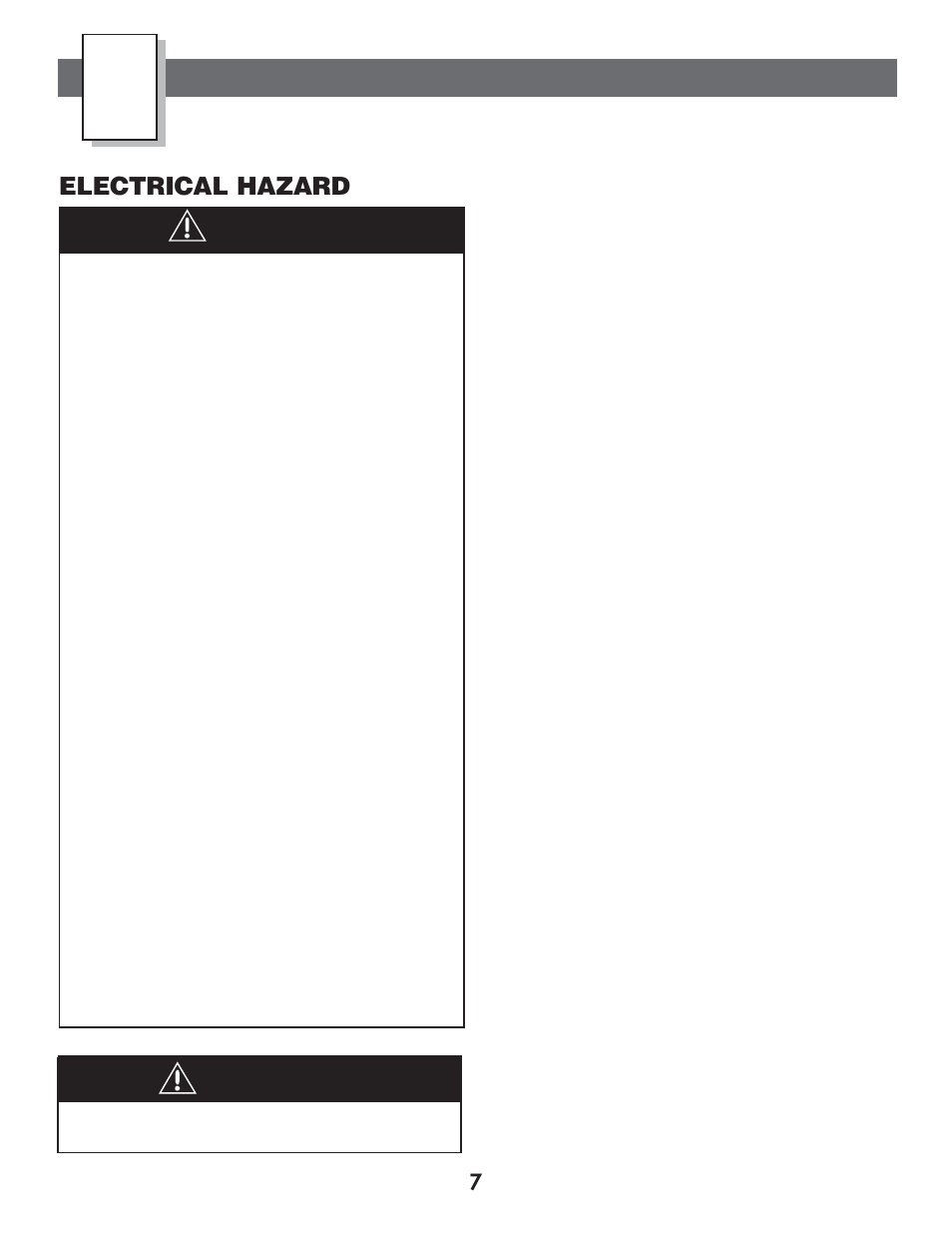 Battery charging, Caution, Warning | Electrical hazard | Fisher 77770 User Manual | Page 7 / 32