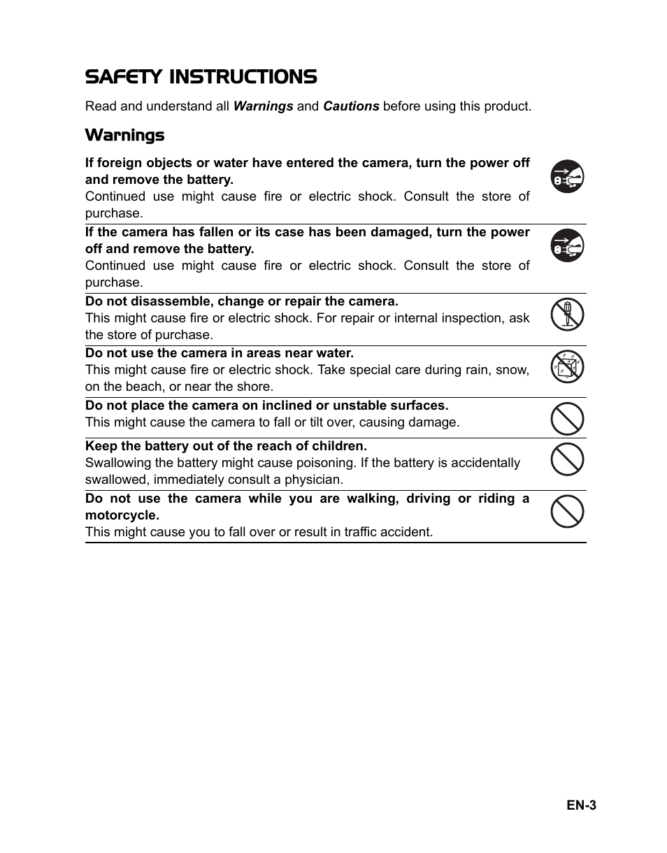 Safety instructions | Fisher VPC-T850 User Manual | Page 4 / 43