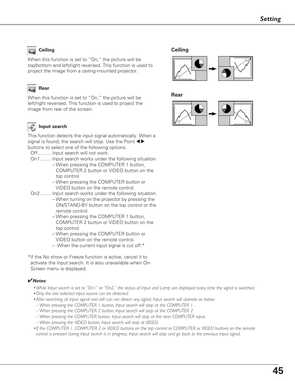 Setting | Fisher PLC-XU100 User Manual | Page 45 / 66