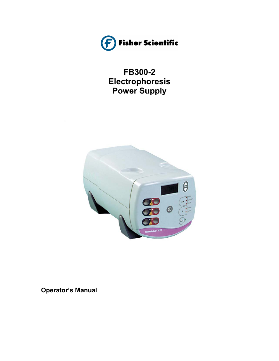 Fisher FB300-2 User Manual | 43 pages