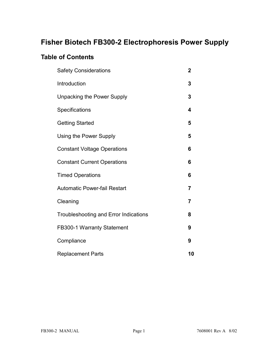 Fisher FB300-2 User Manual | Page 2 / 43