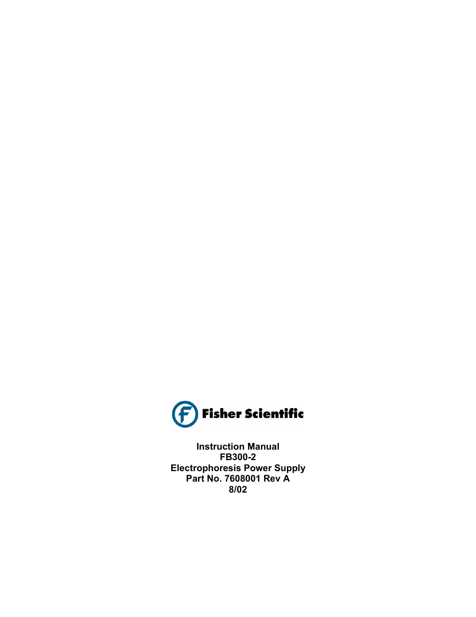 Fisher FB300-2 User Manual | Page 43 / 43