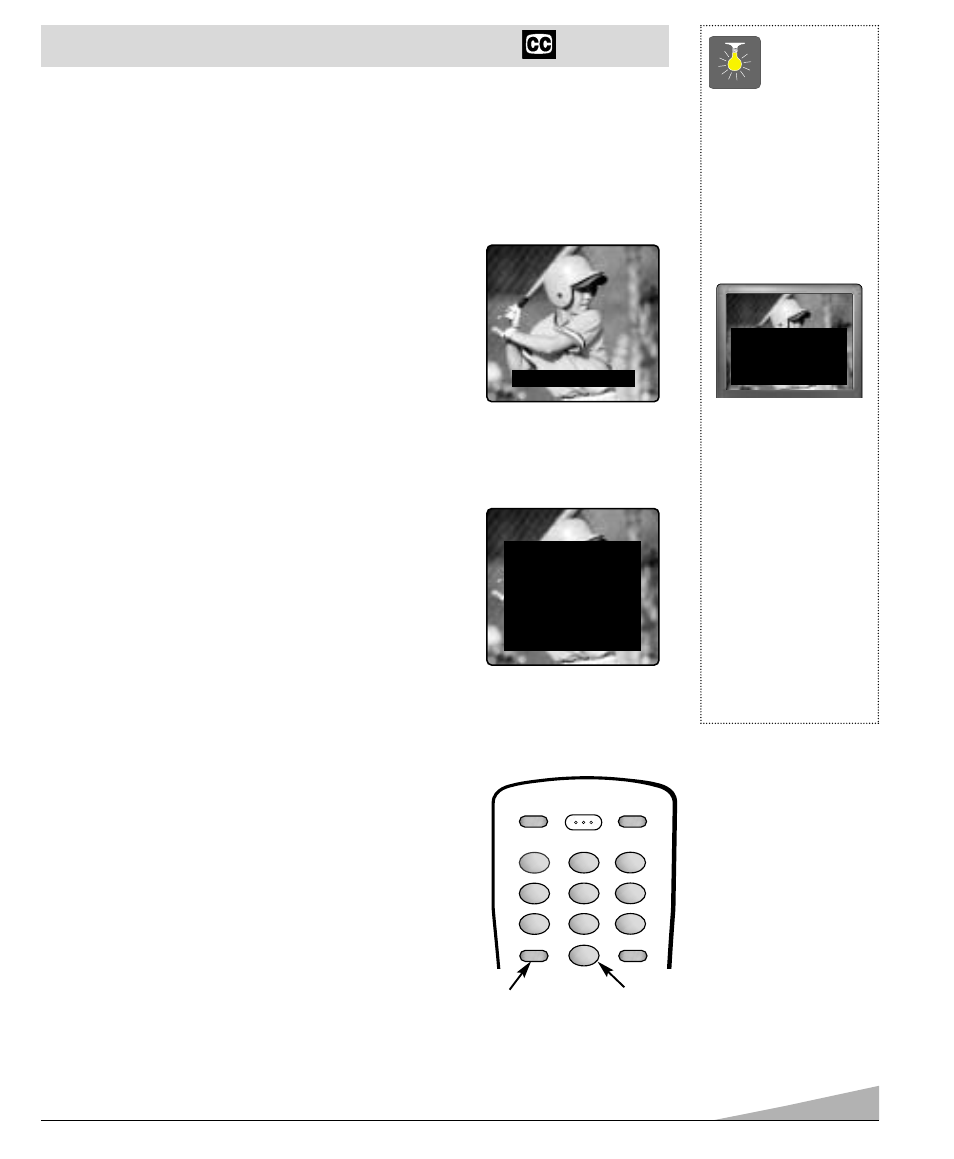 Closed-captioning, Quicktips | Fisher PC-20S00M User Manual | Page 11 / 32