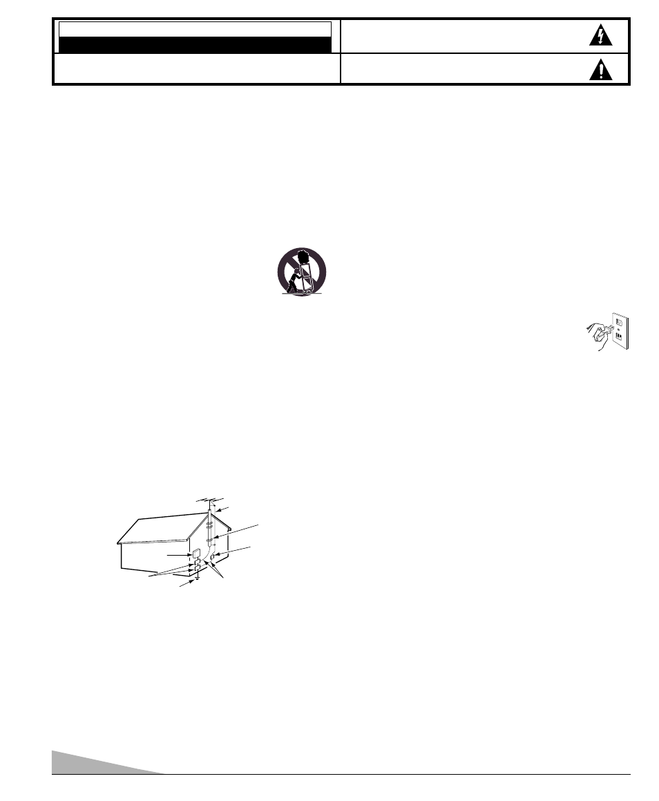Important safety instructions, Caution, Positioning the appliance | Hooking up outdoor antenna, Plug in the power cord, Cleaning, Service & repair | Fisher PC-20S00M User Manual | Page 2 / 32