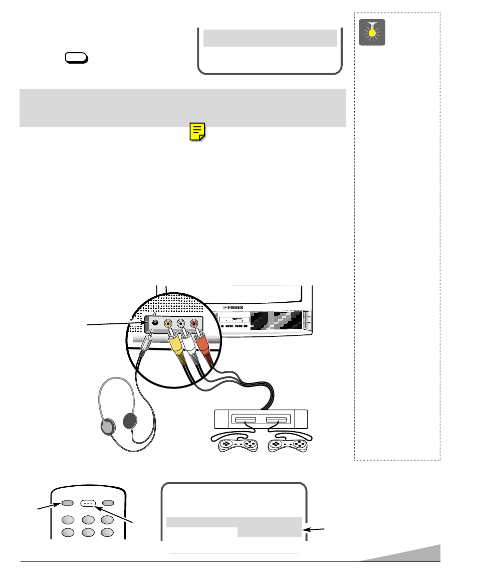 Quicktips, Using the front a udio/ video input jacks | Fisher PC-20S00M User Manual | Page 9 / 32