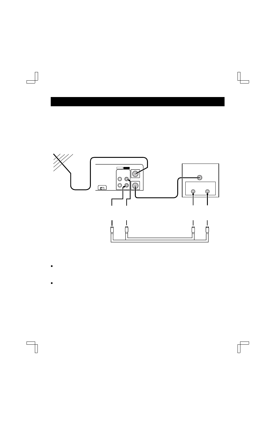 Audio/video connections | Fisher FVH-E439 User Manual | Page 14 / 40