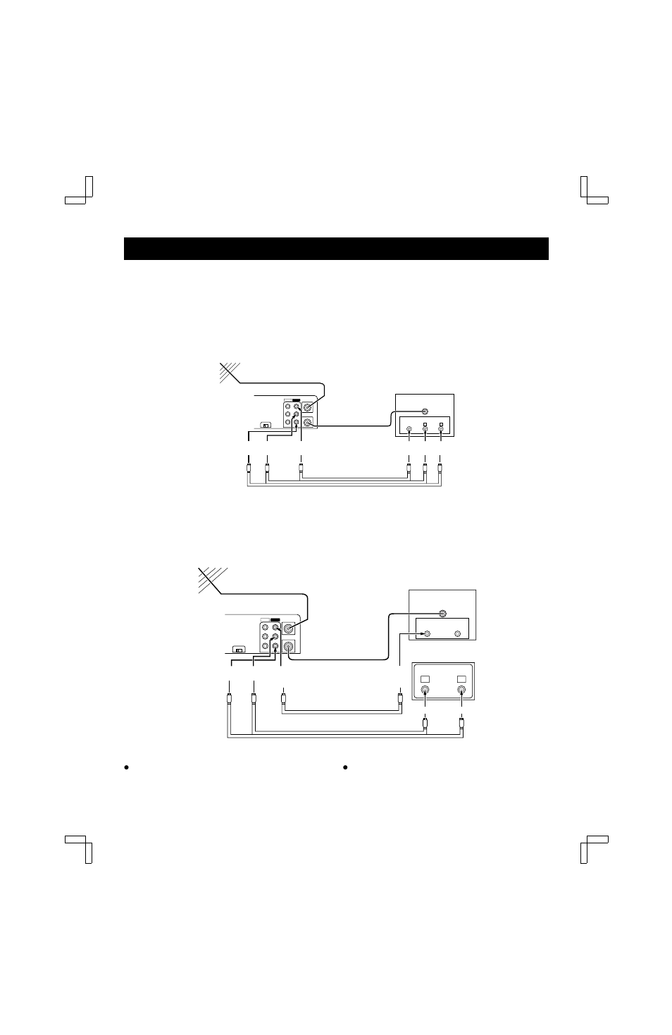 Audio/video connections, Stereo connections | Fisher FVH-T619 User Manual | Page 14 / 42