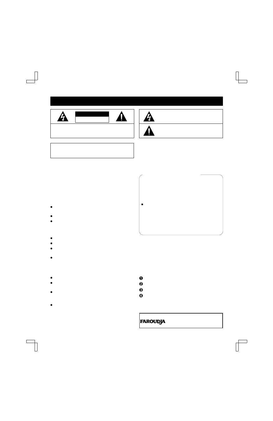 Precautions, Location, Avoiding electric shock or fire | Fisher FVH-T619 User Manual | Page 2 / 42