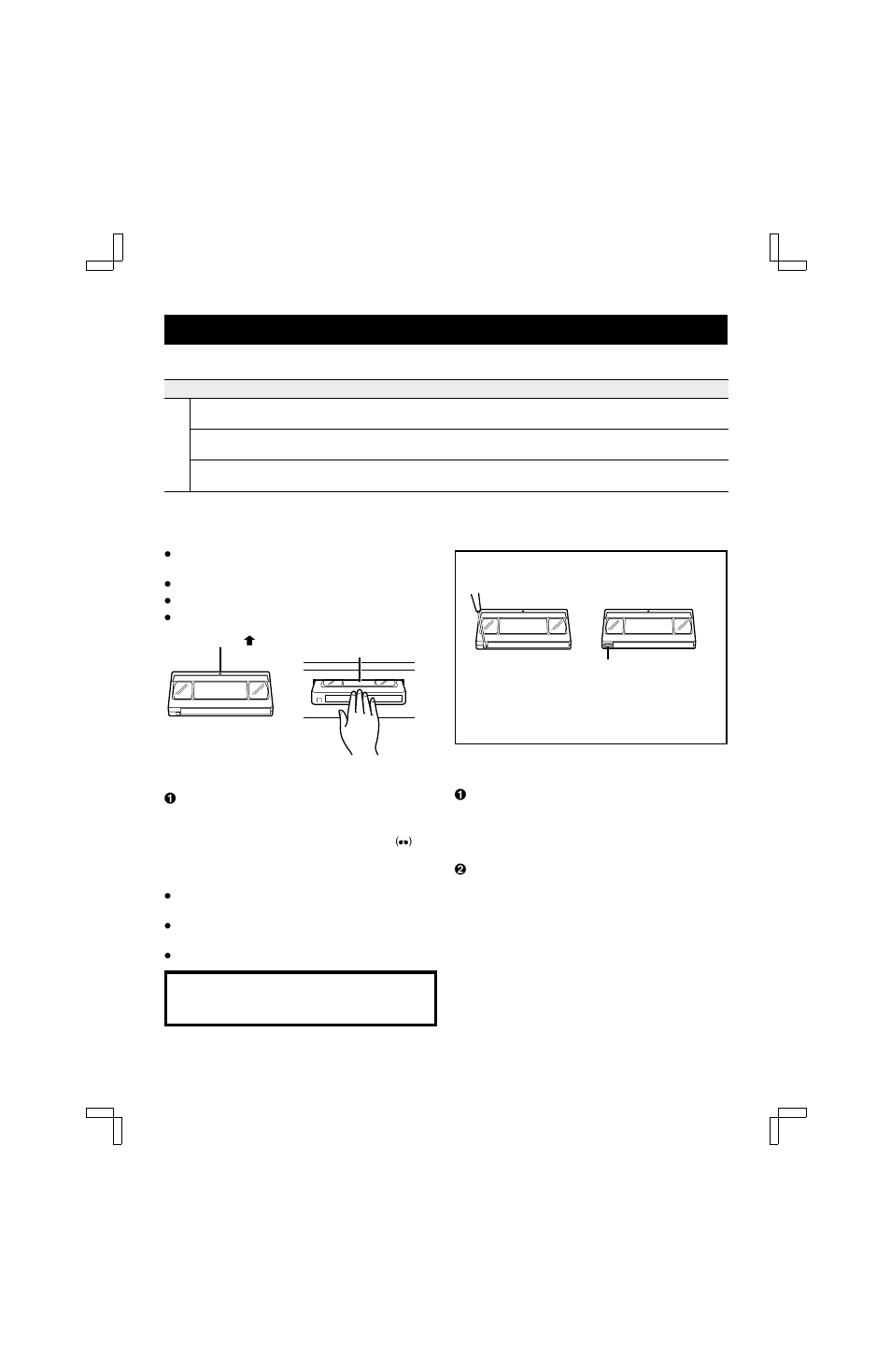 Vhs video cassette tapes, Record/play times, When handling video cassettes | Loading, Safety tab unloading | Fisher FVH-T619 User Manual | Page 4 / 42