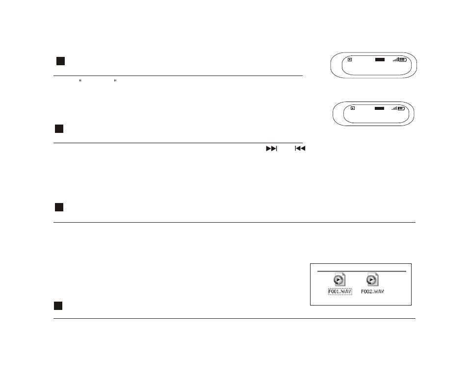 Т³гж 20, Playing recorded fm files fm recording, Operation of fm files in pc quit fm tuner mode | Foxda Tech FM-6603 User Manual | Page 20 / 35