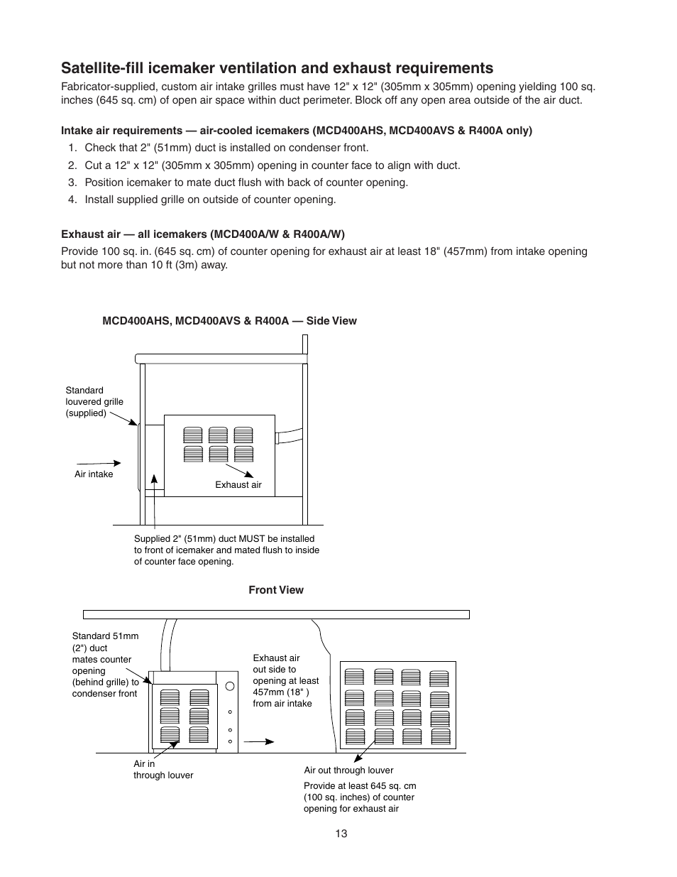 Follett T400A/W User Manual | Page 13 / 40