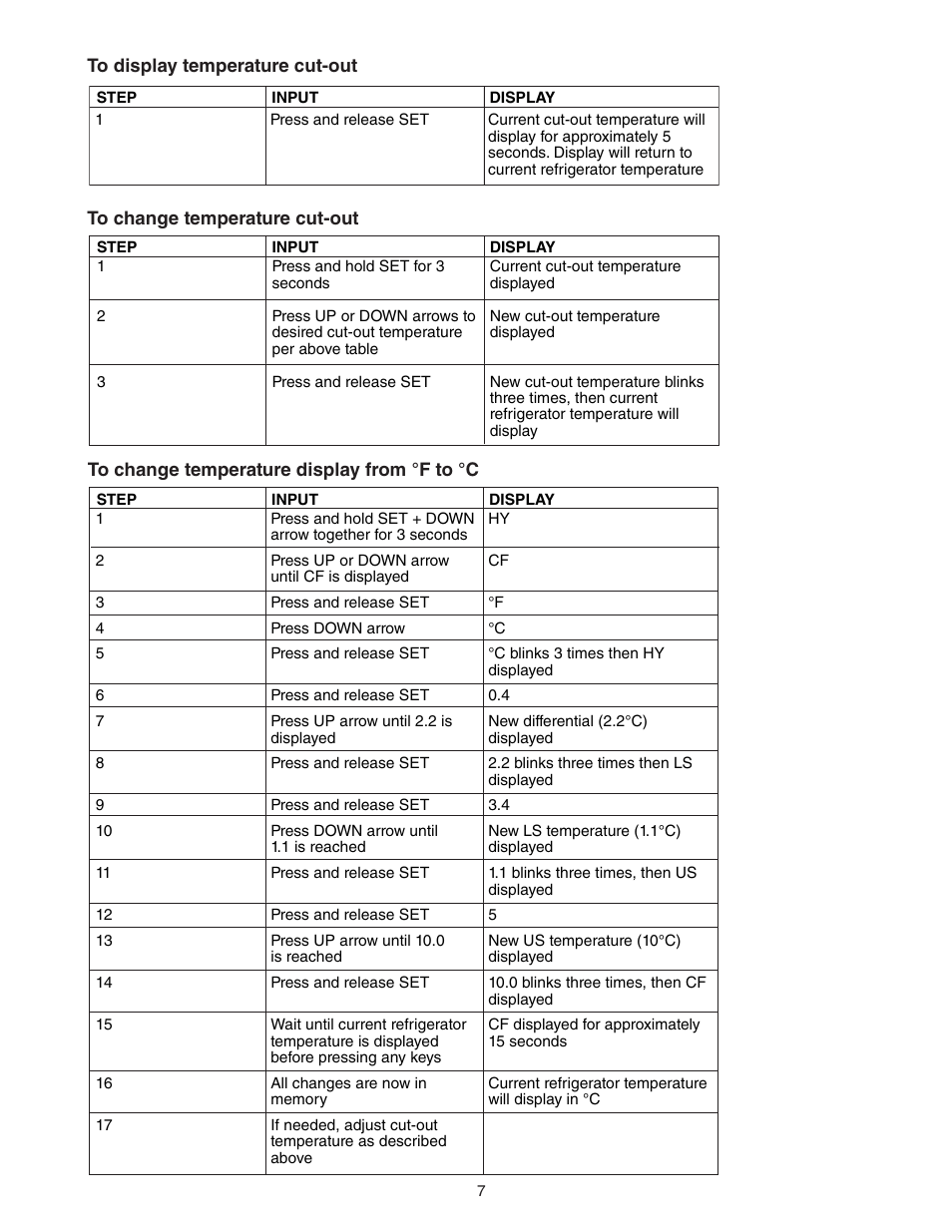 Follett REF Series User Manual | Page 7 / 20