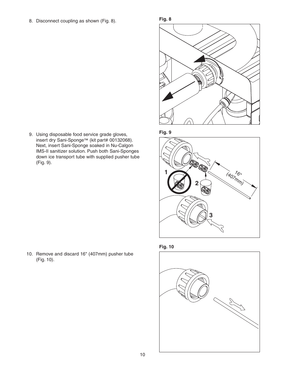 Follett HCE1400W User Manual | Page 10 / 40