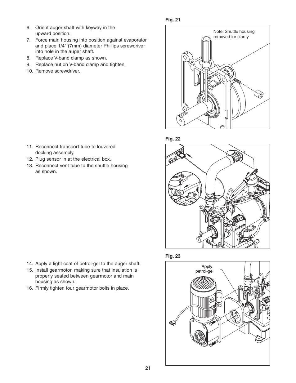 Follett HCE1400W User Manual | Page 21 / 40