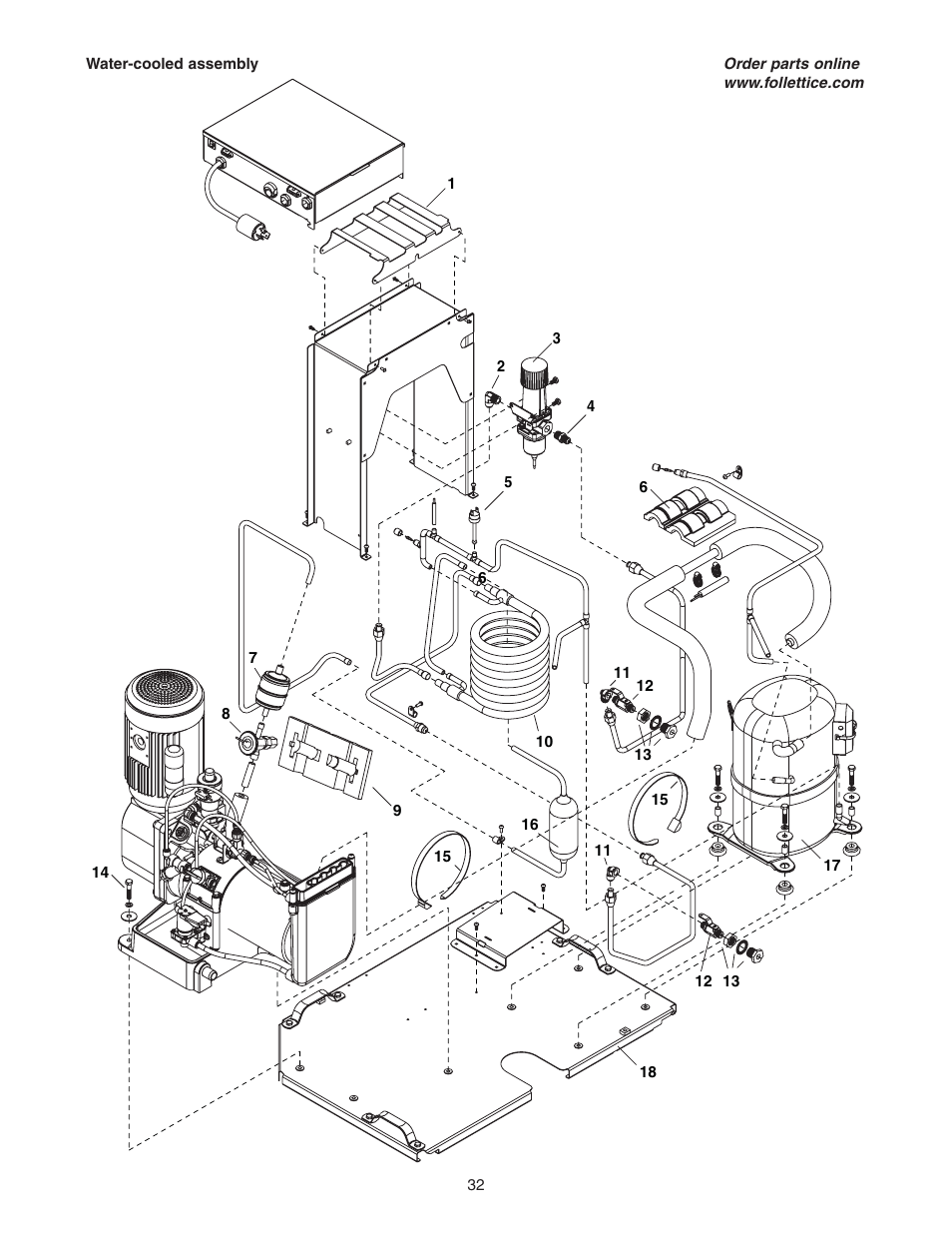 Follett HCE1400W User Manual | Page 32 / 40