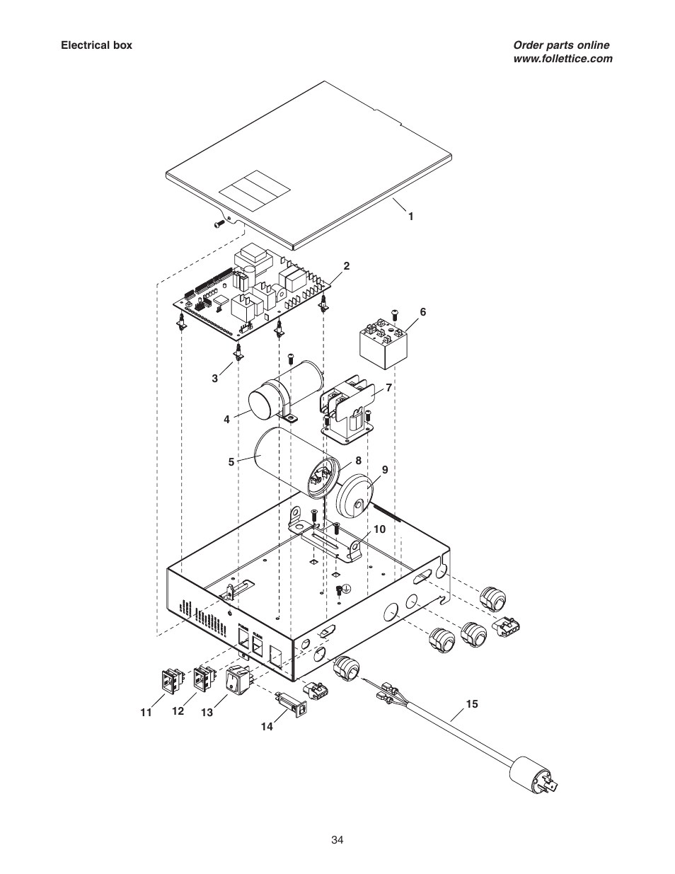 Follett HCE1400W User Manual | Page 34 / 40