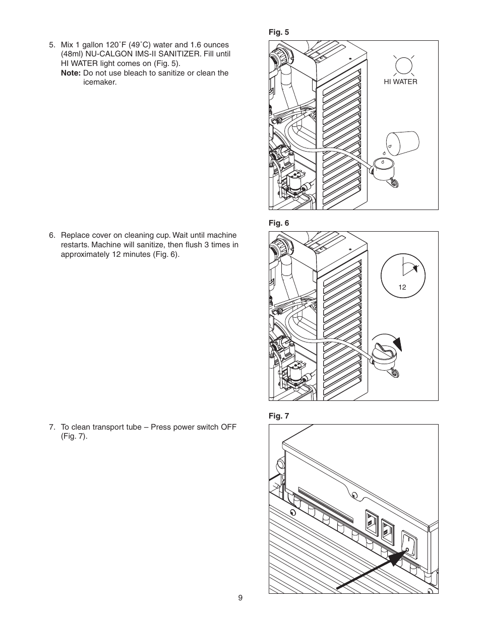 Follett HCE1400W User Manual | Page 9 / 40