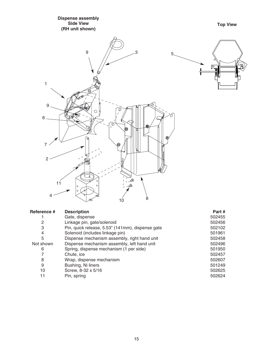 Follett VU155N Series User Manual | Page 15 / 20