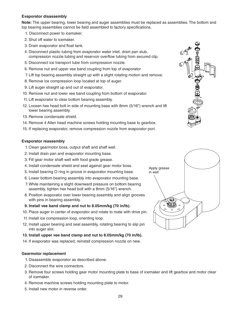 Follett C/E12CI400A User Manual | Page 29 / 40