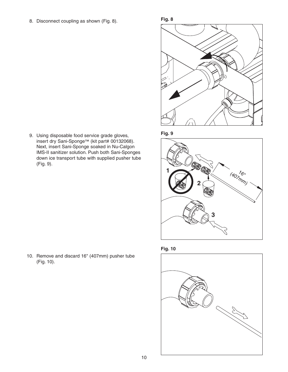Follett HCE1400A User Manual | Page 10 / 40