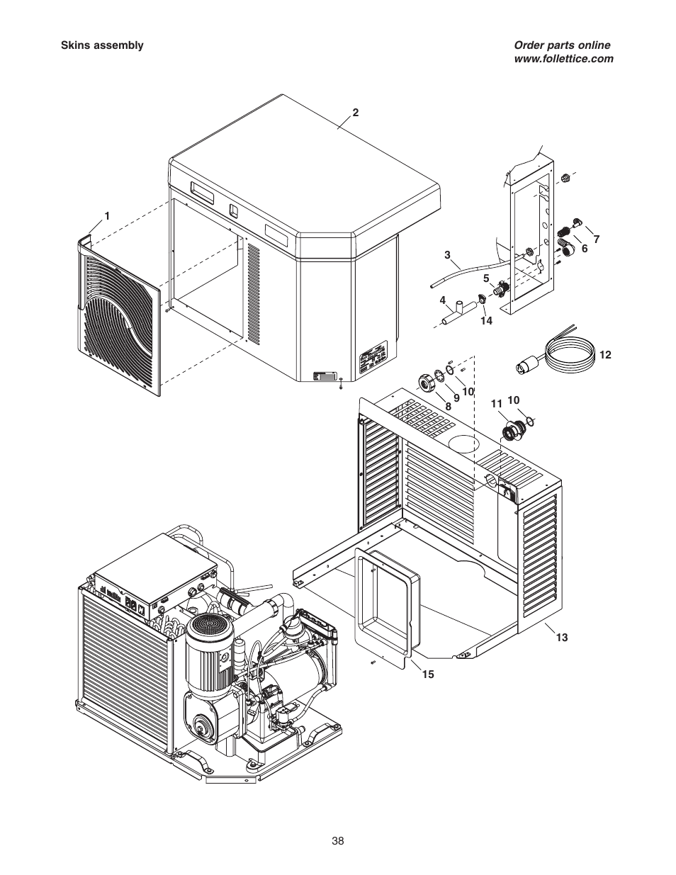 Follett HCE1400A User Manual | Page 38 / 40