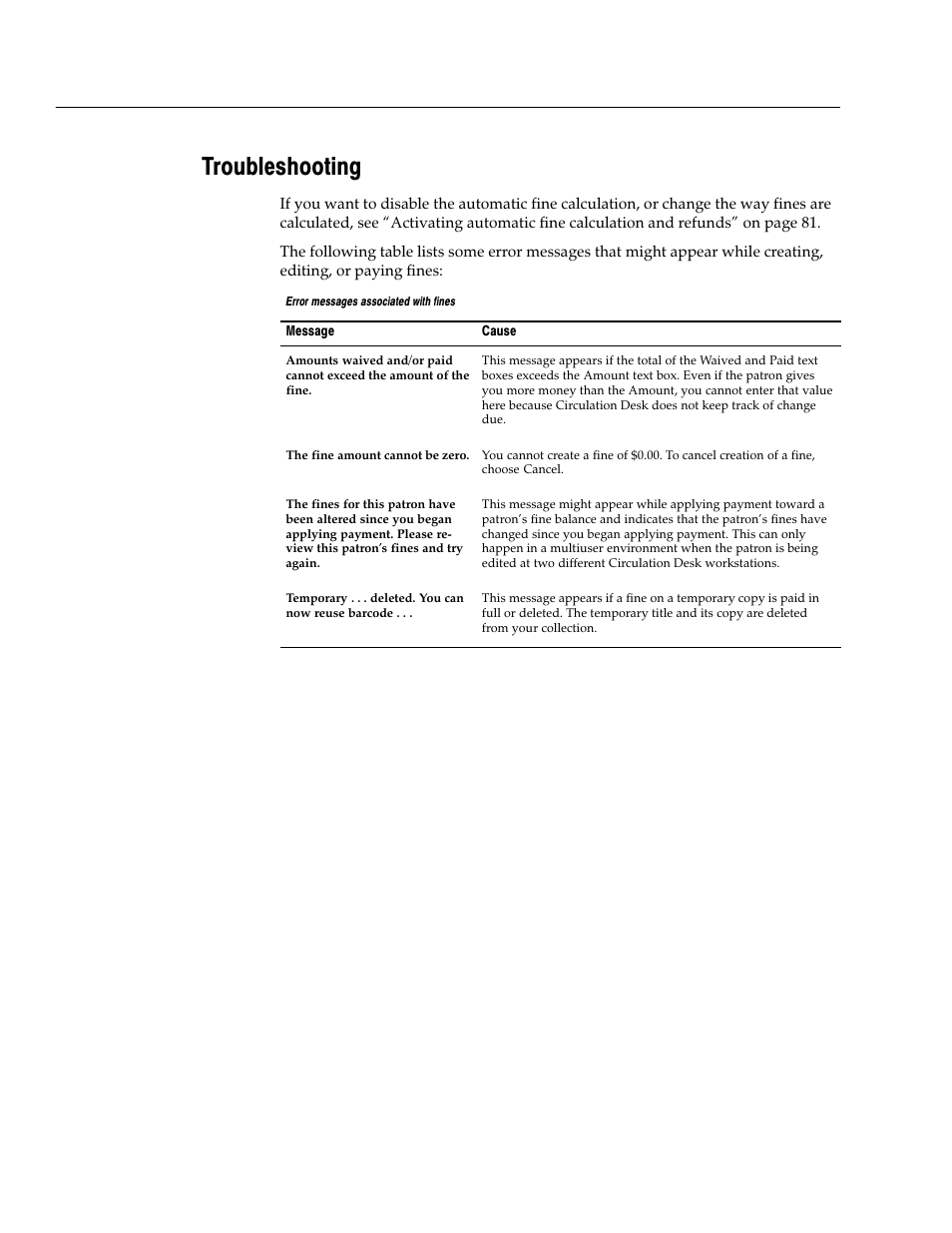 Troubleshooting | Follett VERSION 6.00 User Manual | Page 164 / 730
