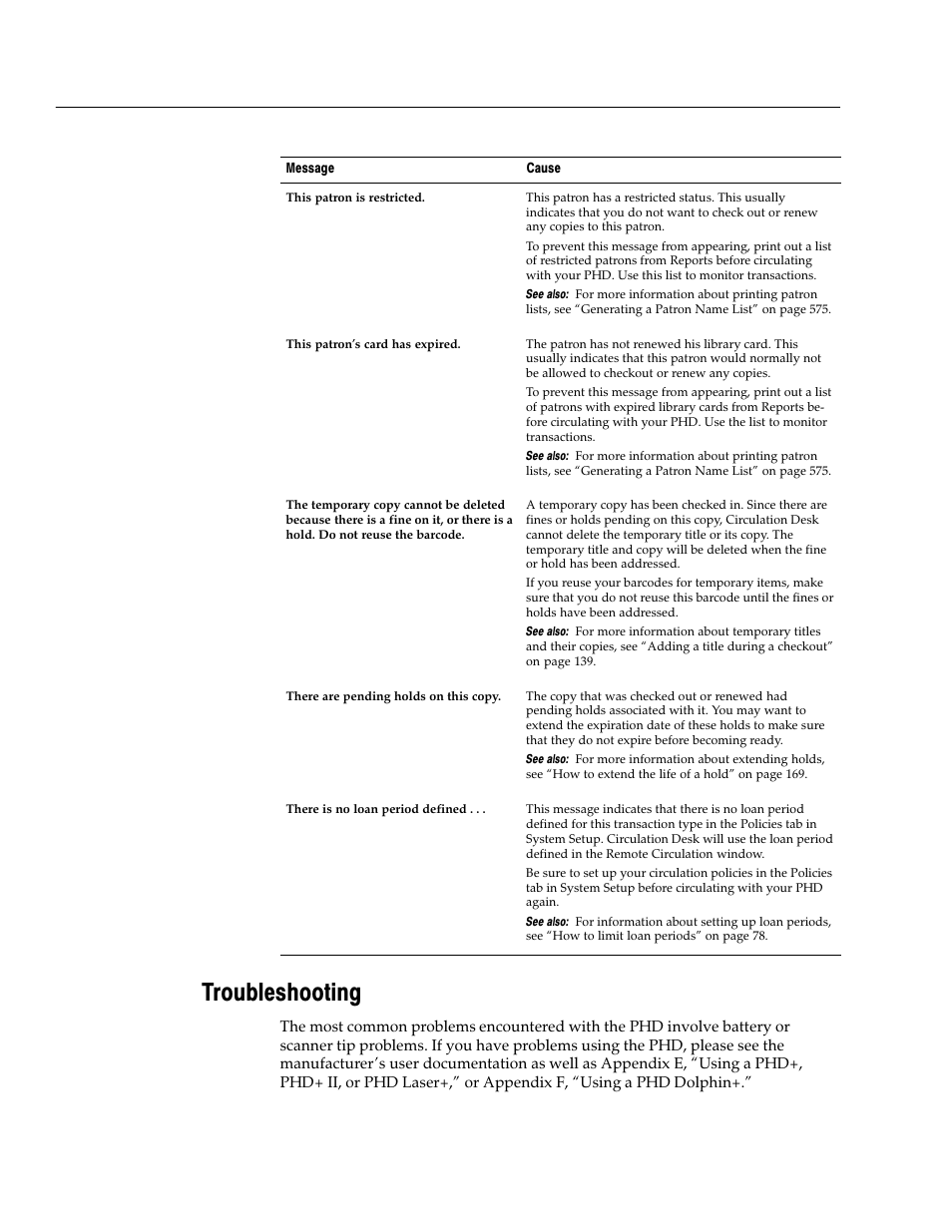 Troubleshooting | Follett VERSION 6.00 User Manual | Page 182 / 730