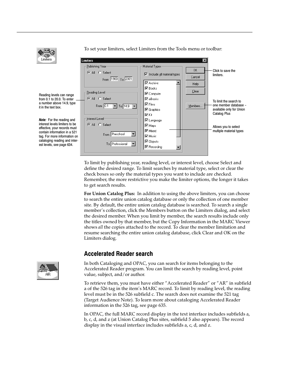 Accelerated reader search | Follett VERSION 6.00 User Manual | Page 242 / 730