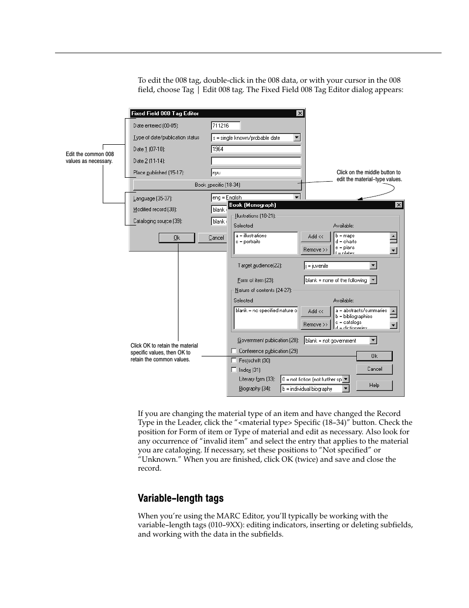 Variable-length tags | Follett VERSION 6.00 User Manual | Page 273 / 730