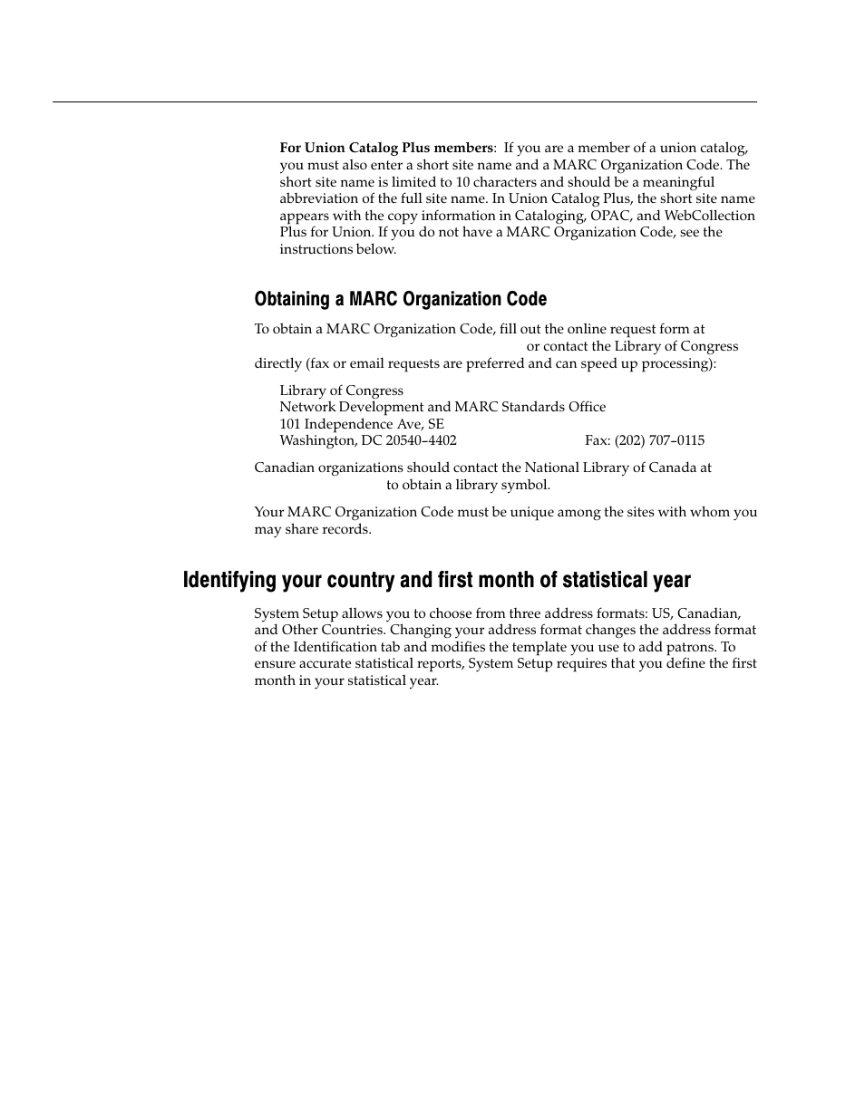 Obtaining a marc organization code | Follett VERSION 6.00 User Manual | Page 36 / 730