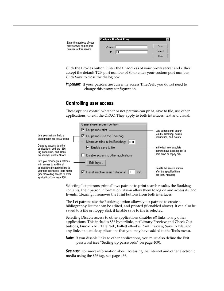 Controlling user access | Follett VERSION 6.00 User Manual | Page 406 / 730