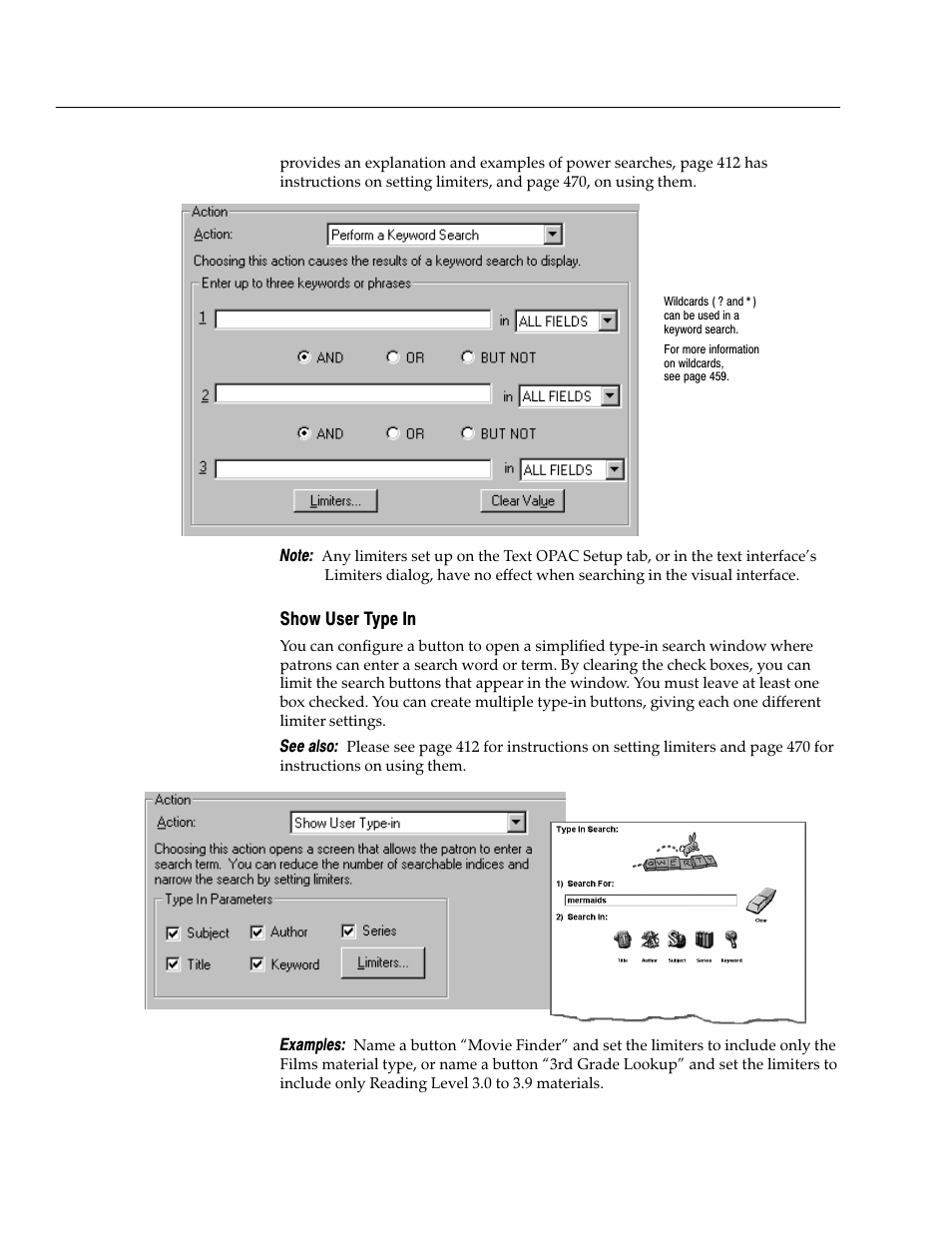 Show user type in | Follett VERSION 6.00 User Manual | Page 426 / 730