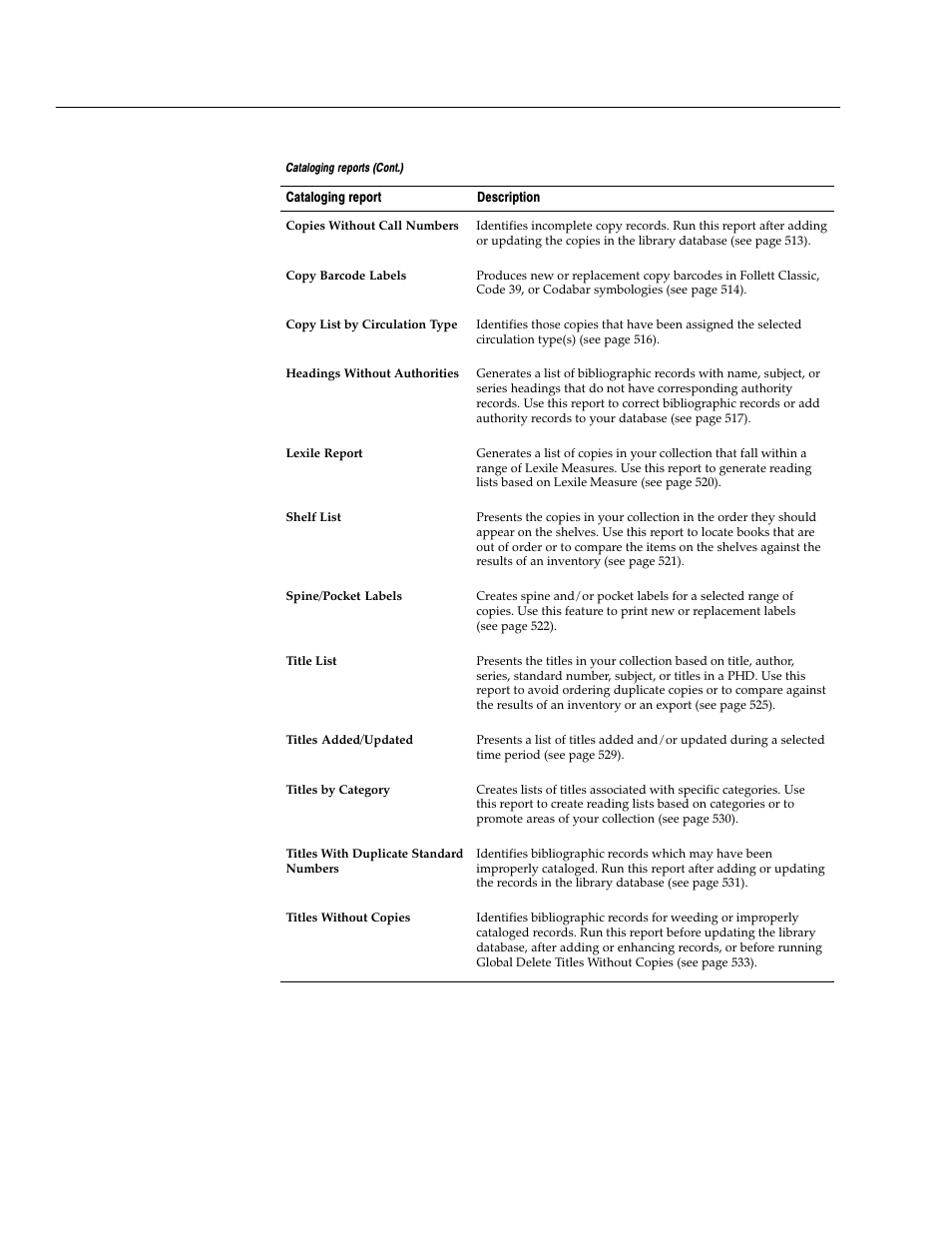 Follett VERSION 6.00 User Manual | Page 500 / 730